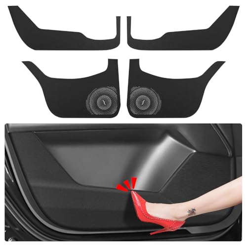 LUNQIN Car Door Anti Kick Pad for Mazda CX-5 CX5 Accessories 2017 2018 2019 2020 2021 2022 2023 2024 2025 Protector Mat Dirty Collision Stickers Interior
