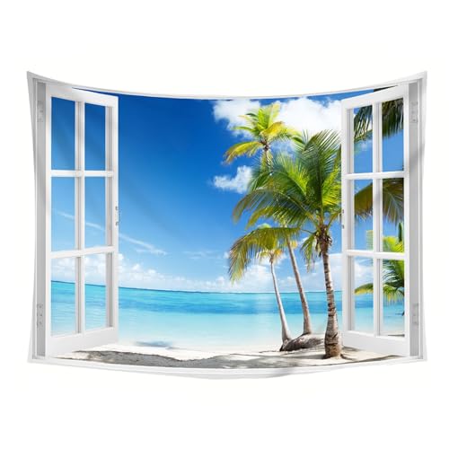 Tenture murale petite taille pour illuminer une chambre sombre avec vue plage - 5