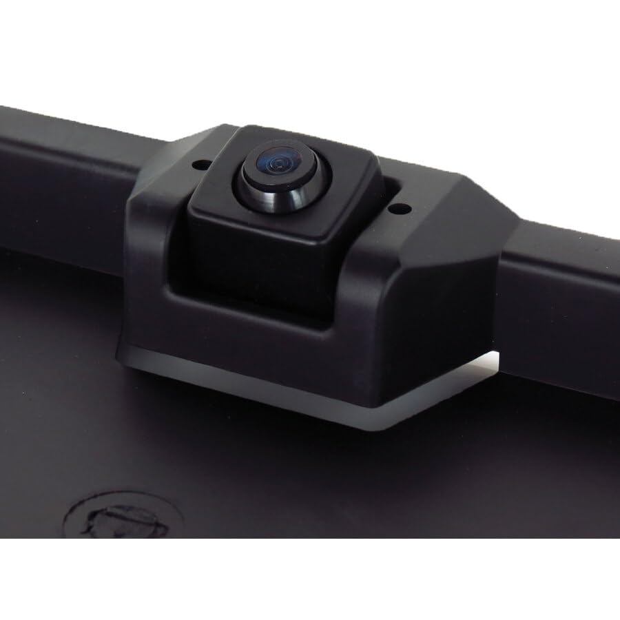 Gotham Kit Portatarga con Retrocamera Integrata e Monitor LCD 4.2" a Colori | Telecamera Retromarcia HD 170° | Visione Notturna | Compatibile con Targhe Europee