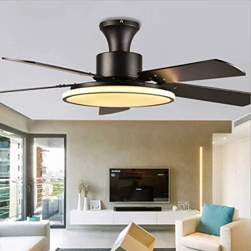 Ventilateur de plafond LED bois massif télécommande pour des nuits fraîches