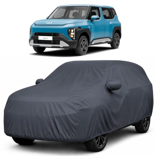 Image of Autofact Premium Car Cover for Syros | All Weather Waterproof Full Body Car Cover | Light-Weight Triple-Stitched Outdoor Shield with UV Protection, Dustproof & Heat-Resistant