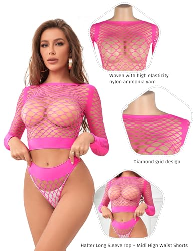 ohyeahlady-Lenceria-Mujer-Sexy-Eroticas-Ropa-Sensual-Conjunto-Lenceria-Mallas-Lenceria-Hot-Ropa-Interior-Conjuntos-Mini-Vestido