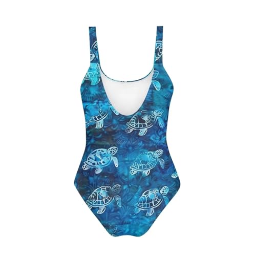 Image of YEXIATODO Kids One Piece Swimsuit for Teen Girls Womens Bathing Suit High Waist Bikini Set Girls Swimsuit for 7-18 Years Old