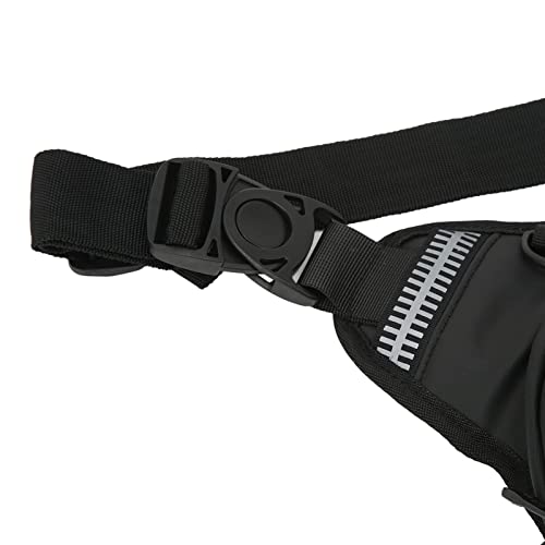 Motorcycle Drop Leg Bag, Reflective Strip Thigh Pack Waterproof for Cycling for Fishing (Carbon Fiber) - Image 4