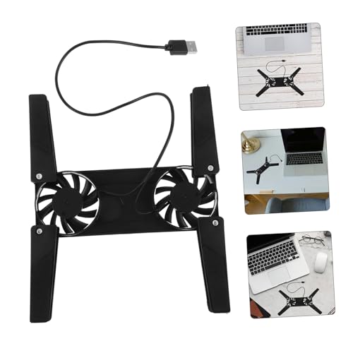 Base para laptop con ventilador y ángulo ajustable miniatura 6