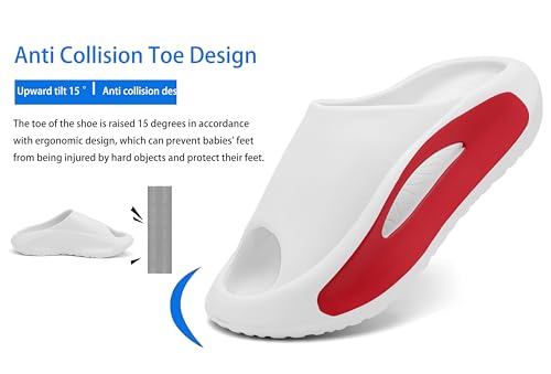 Kids Cloud Slides Boys Girls Comfy Pillow Slippers Summer Beach Sandals Non-Slip Thick Sole Slippers for Indoor Outdoor3