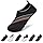SAGUARO Escarpines Hombre Mujer Zapatos de Agua Secado Rápido Zapatillas Acuáticos Antideslizantes Calzado Playa para Piscina Surf Buceo Rio Natación Vela (Negro Medianoche,40/41 EU)