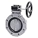 Hayward BYV22120A0EG000 Series BYV Butterfly Valve, Gear Operated, CPVC Body, CPVC Disc, EPDM Seals, 12" Size