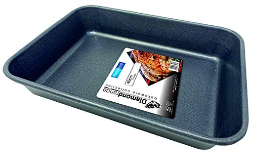 Diamond 7002 28cm Roaster 280 x 210 x 50mm, Steel, 280 x 50mm