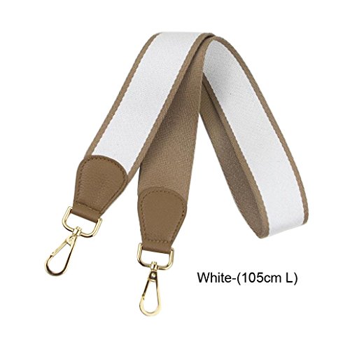 Image of Purse Strap Replacement Guitar Style Multicolor Canvas Crossbody Strap for Handbags (Color-16)
