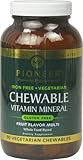 Pioneer Vitamin Mineral Chewables Gluten Free Iron Free Fruit - 90 Chewables