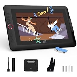 XP-PEN Artist 13.3 Pro V2 Drawing Tablet with Screen, 16K Pressure Sensitivity Digital Drawing Tablet for PC Mac Chromebook Android, Fully Laminated Graphic Tablet with Pen, Foldable Stand Included