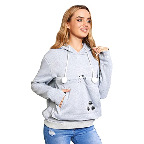 Kei Tomlison Unisex Big Pouch Hoodie Long Sleeve Fleece Pet Cat Dog Holder Carrier Pullover Sweatshirt #TOP3