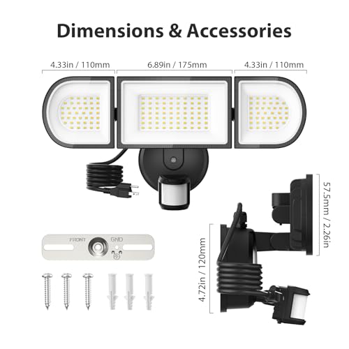 Szpower SZD1503G 150W Plug In Motion Flood Lights Outdoor thumb #7