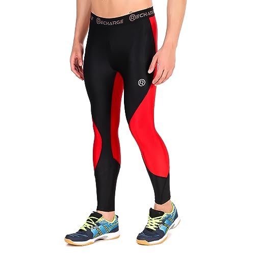 Image of ReDesign Apparels Recharge Men Polyester Sports Compression Pant /Legging /Full Tights