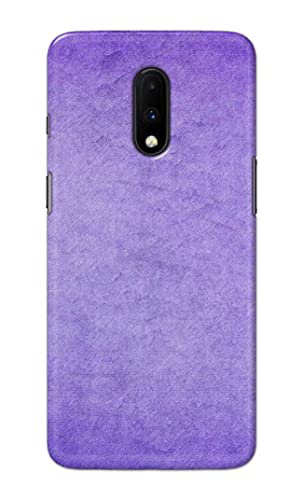 Image of Plain Purple Hard Back Case Cover for OnePlus 6T / OnePlus 7 Back Cover -(J5) VNS2226