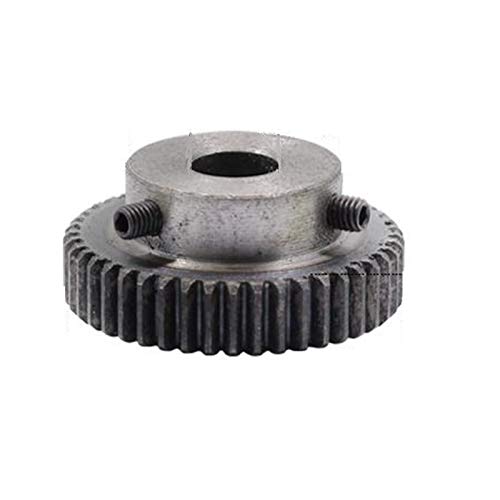 TMP1105 1mod 100 Teeth Metal Single Gear 1modulus Pinion for Diameter 8/10/11/12/15mm Shaft Reduction Gear (Hole Diameter : 10mm, Number of Teeth : 100 Teeth)