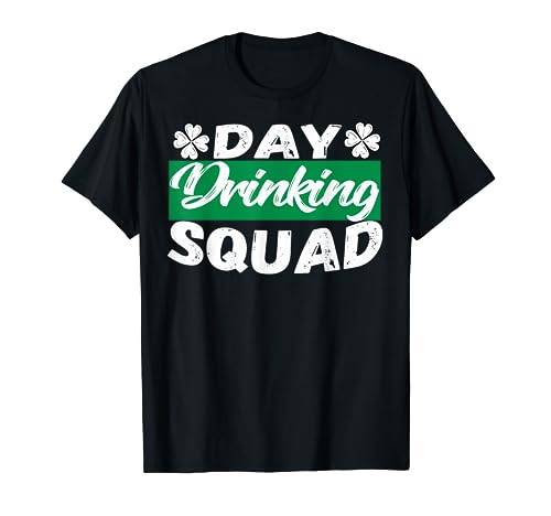Coole St. Patrick's Day Drinking Squad Kleeblätter Geschenke T-Shirt