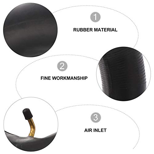 2 peças de substituição para roda de bicicleta, tubos internos de borracha para motocicleta acessóri