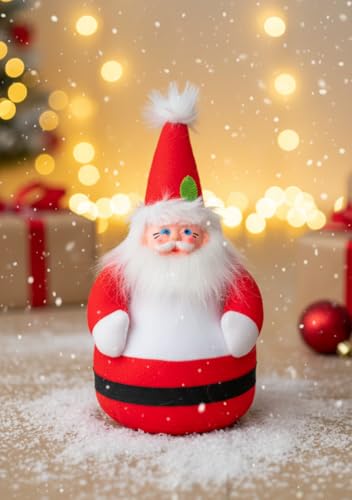 Image of Santa Claus Soft Toy | Plush Santa Claus Soft Toy | Stuffed Santa Clause | Perfect for Holiday Decor and Christmas Gifting | H | PoPo Toys 