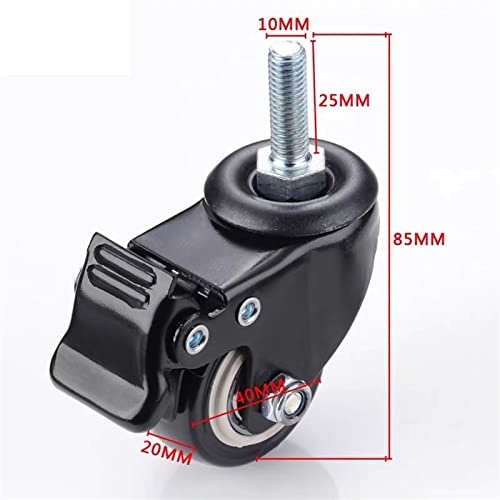 Roulette de meuble anti-rayure pivotante à 360° pour réparer un meuble lourd instable - 2