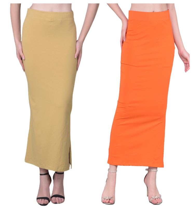 Image of Comfort Lady Women Cotton Blend Saree Shapewear /Saree Shapers Underskirt /Saree Petticoat