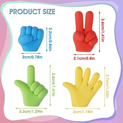 cobee Top Pencil Erasers, 16 Pieces Pencil Toppers Funny Pencil Top Erasers Rubber Pen Topper for Kids Office School Supplies