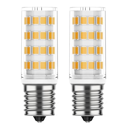 8206232A Microwave Light Bulbs 5w 120v Microwave Oven Light -Under Hood Microwave Bulb Fit for Whirlpool Maytag GE Kenmore LG Microwaves, Replaces 8206232A 1890433 AP4512653 (Warm White)