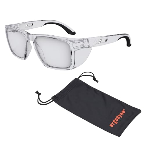Ergodyne Skullerz SIXTEN Safety Glasses with Side Shields, Anti Fog + Anti...