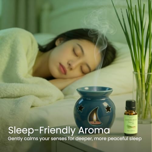 Image of Floryn Decor 15ml Aroma Oil Fragrance Oil for Diffuser, Candles, Soap & Aroma Therapy | Long Lasting Floral Scent | Premium Concentrated Aroma Oil (Lemongrass)