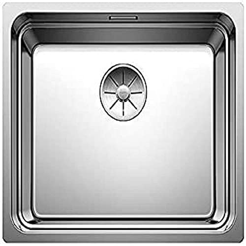 BLANCO ETAGON 500-U | Edelstahl Spüle | Einbauart: Unterbau | für 60 cm breite Unterschränke | Widerstandsfähig gegenüber Kratzern | Großes Beckenvolumen | [54x44x19,9 cm]