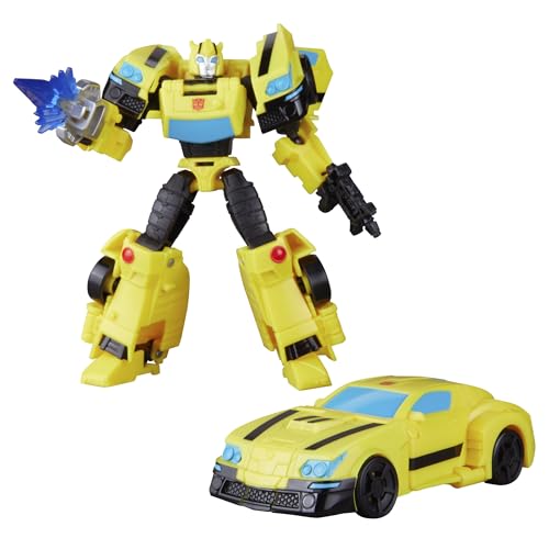 Transformers Prime Changers, Figurine Bumblebee, Conversion du Mode Robot au Mode Voiture, dès 6 Ans