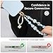Posadina Phone Charm for Women, Anti-Theft Phone Wrist Strap, Hands-Free & Detachable Cellphone Lanyard Chain with Tether Tab