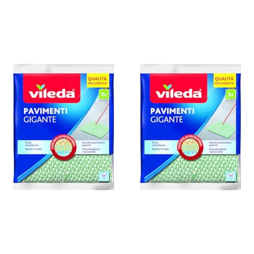 Vileda - Panno Pavimenti, Gigante - 3 pezzi (Confezione da