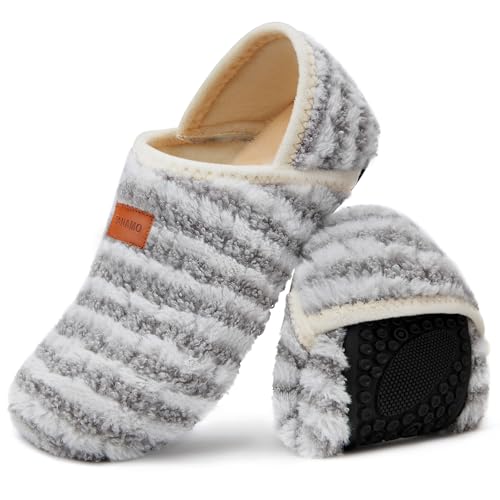 Image of Tanamo House Slippers for Women Men Indoor Barefoot Slippers Socks Slip on House Shoes Cozy Comfy Slippers for Home Bedroom Travel Yoga