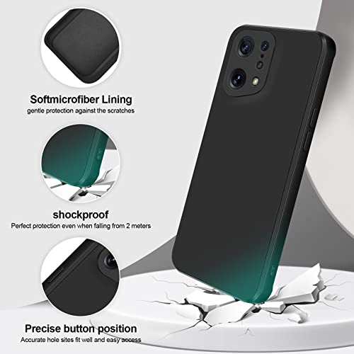 GiiYoon Case Compatible with OPPO Find X5, Silky-Soft Touch Full-Body Protective Phone Silicone Case - Image 2