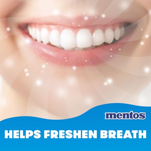 Image of Mentos Sugar Free Gum with Xylitol, Wintergreen, 50 Piece Bottle (6 Pack)