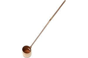 Tofficu Long Handle Water Spoon: Japanese Style Hishaku Water Dipper