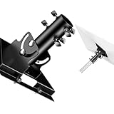 Tsophreniq Robustes Eisen Montageset für Satellitenschüssel mit schneller Einrichtung und breitem Post Fit Breiteinsteller