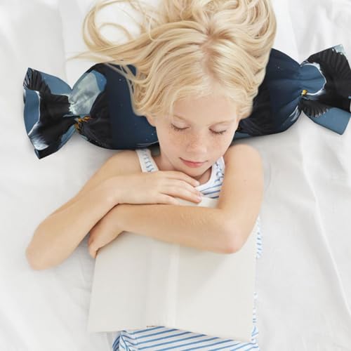 Almohada de espuma viscoelástica tipo cama tamaño único negro miniatura 6