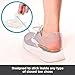 BraceAbility Medial & Lateral Heel Wedge Silicone Insoles (Pair) - Supination & Pronation Corrective Adhesive Shoe Inserts for Foot Alignment, Knock Knee Pain, Bow Legs, Osteoarthritis