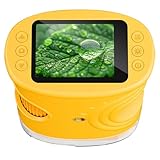 子供用顕微鏡、Temodu 2.0インチスクリーン教育科学キット、充電式ミニポータブルデジタル顕微鏡、4倍ズーム、誕生日やクリスマスのギフトとして使用できます