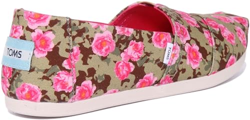 Image of TOMS Women's Alpargata Espadrille Loafer Flat, Cedar Green, 8