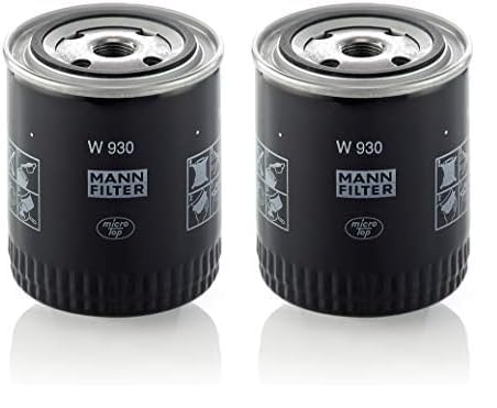 MANN-FILTER W 930 Ölfilter – Für PKW (Packung mit 2)