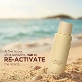 Vanilla on-the-Beach 2 w 1 spray do włosów i ciała, waniliowy spray do ciała dla kobiet, długotrwały zapach premium na bazie wody (2 szt.)