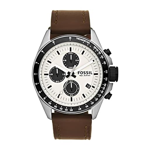 Fossil Chronograph White Dial Men's Watch - CH2882