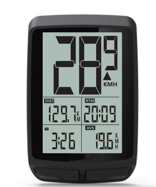 Bike Computer Cycling Computer Speed Sensor for Cycling Bike Sensor, Bicycle Speedometer, Bicycle Computer, Wireless Odometer, Digital Odometer Computer, Waterproof 2.8'' LCD & Multi-Functions