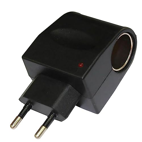 Image of EU Plug 110V-220V AC Power to 12V DC Car Cigarette Lighter Converter Adapter