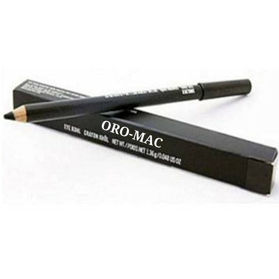 ORO-MAC Eyebrow Pencil Kohl Power Eye Pencil - Smolder (Rich Black) 1.45g pack of-1