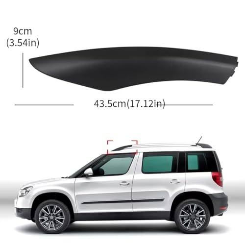Cache-rails de toit Skoda Yeti d'origine pour finitions 5LD860145-GT5